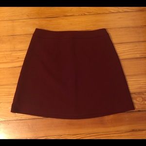 Express Skirt, Maroon in color Size 6